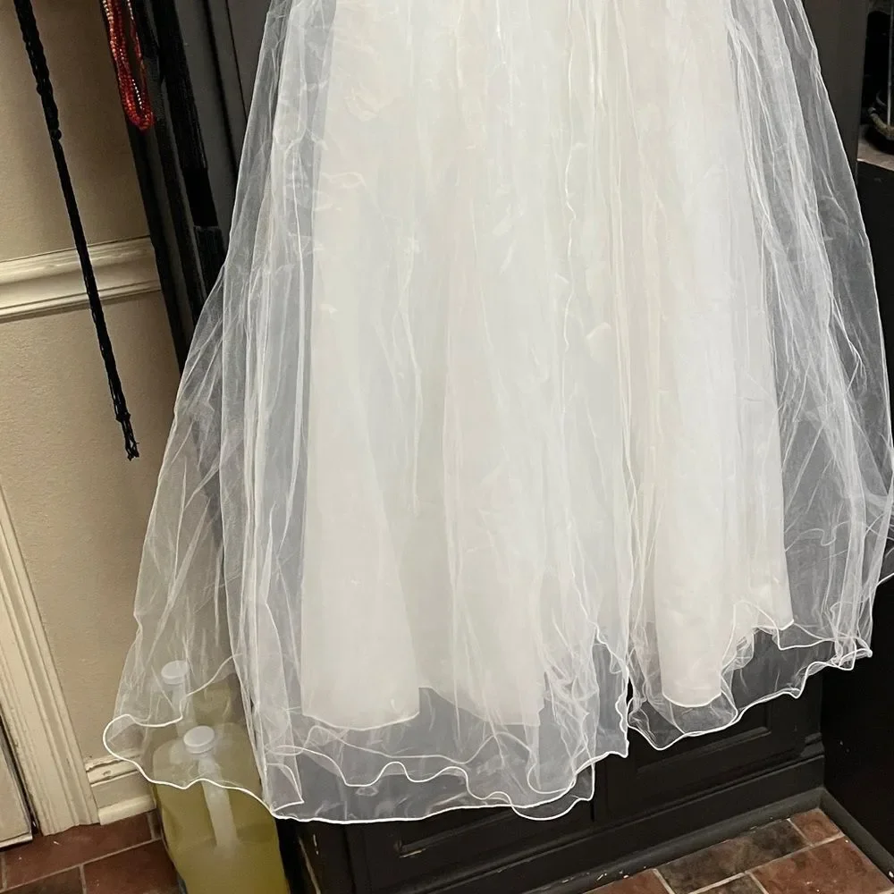 Miniature bride dress